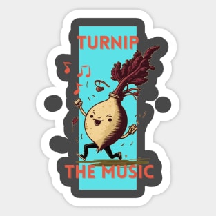 Turnip The Music Sticker